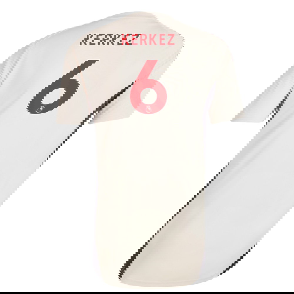 2025-2026 Liverpool Training Jersey (White) (Kerkez 6)