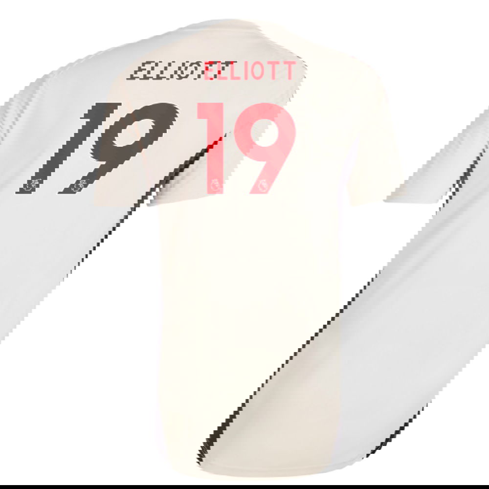 2025-2026 Liverpool Training Jersey (White) - Kids (Elliott 19)