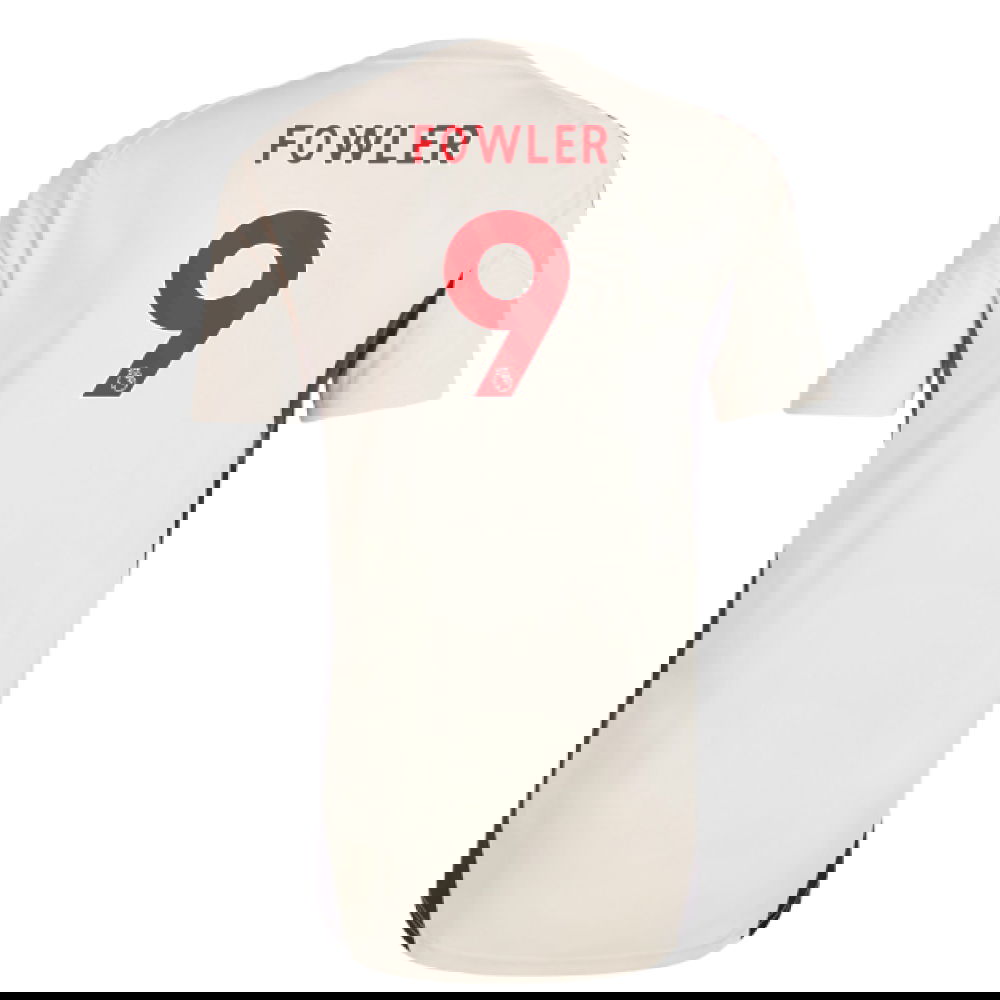 2025-2026 Liverpool Training Jersey (White) - Kids (Fowler 9)