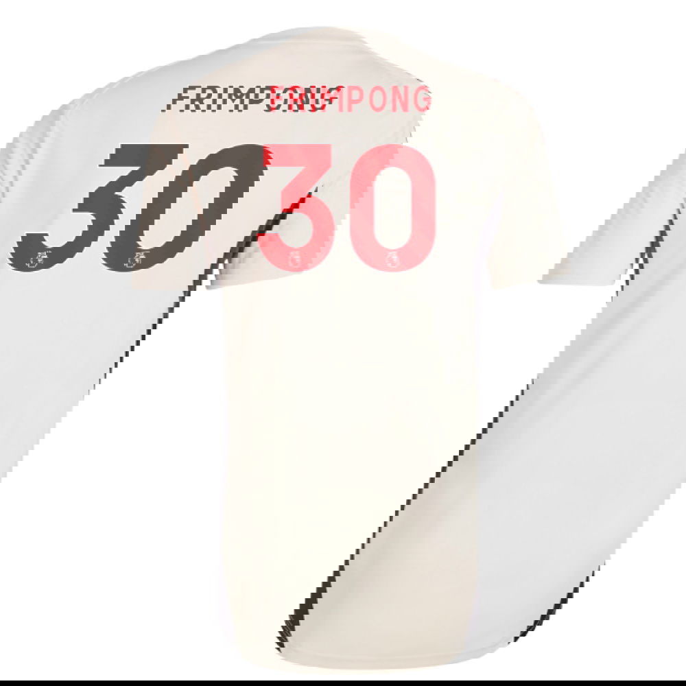 2025-2026 Liverpool Training Jersey (White) - Kids (Frimpong 30)