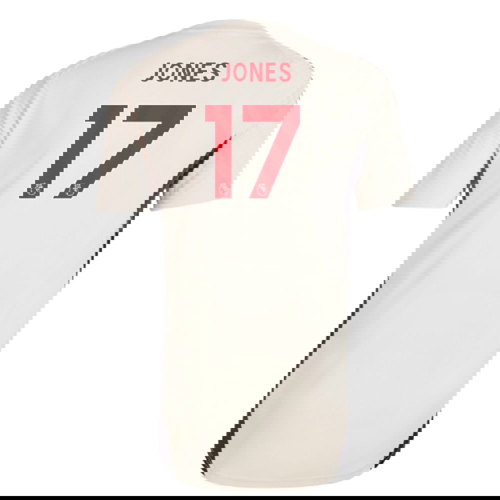 2025-2026 Liverpool Training Jersey (White) - Kids (Jones 17)