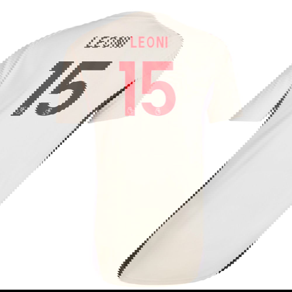 2025-2026 Liverpool Training Jersey (White) - Kids (Leoni 15)