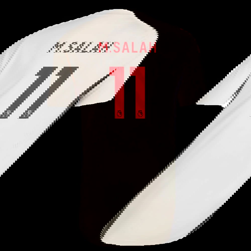 2025-2026 Liverpool Training Jersey (White) - Kids (M.Salah 11)