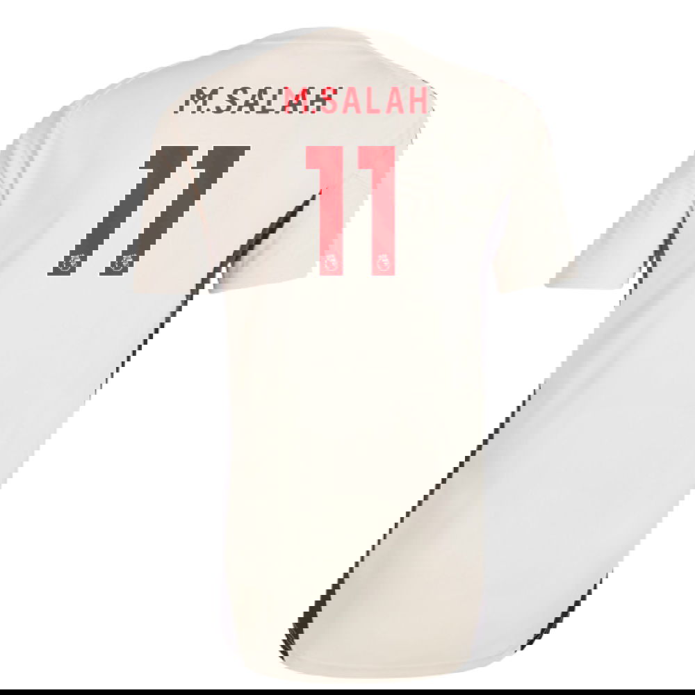 2025-2026 Liverpool Training Jersey (White) - Kids (M.Salah 11)