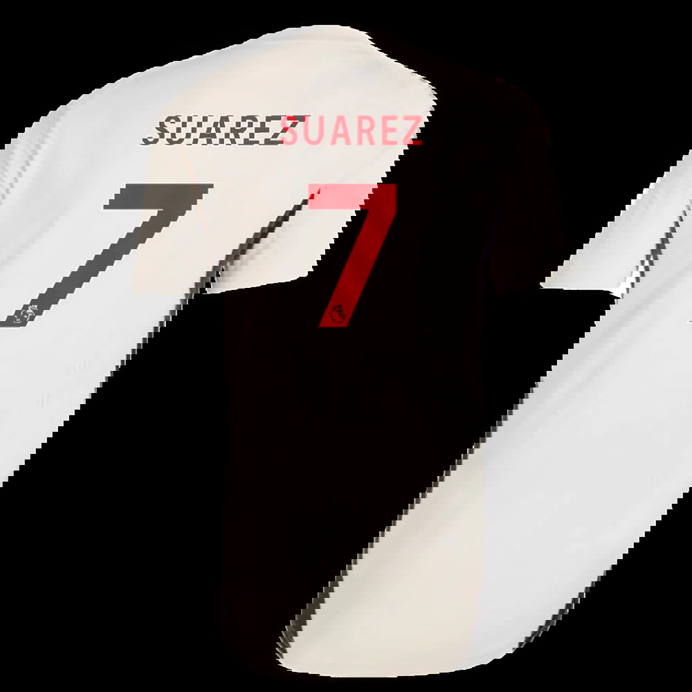 2025-2026 Liverpool Training Jersey (White) - Kids (Suarez 7)