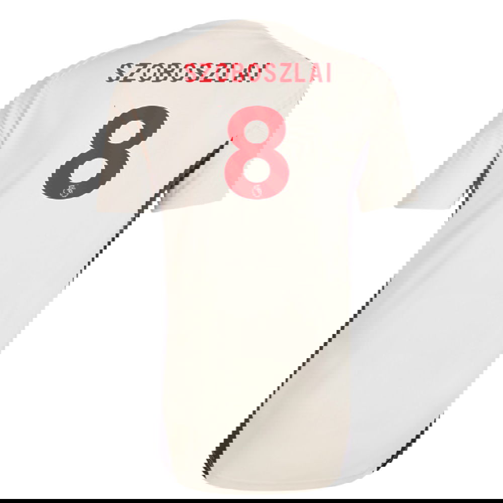 2025-2026 Liverpool Training Jersey (White) - Kids (Szoboszlai 8)