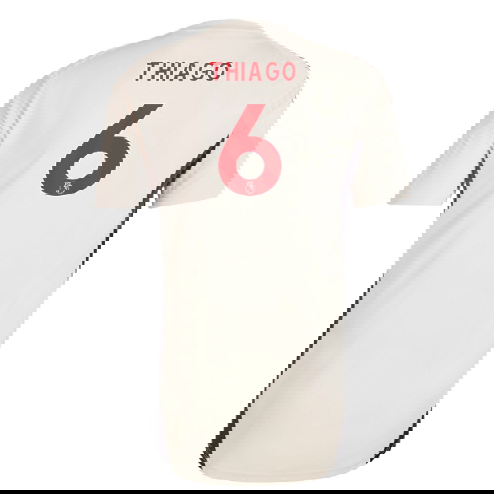 2025-2026 Liverpool Training Jersey (White) - Kids (Thiago 6)