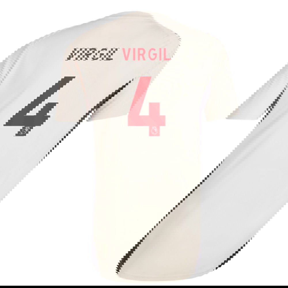 2025-2026 Liverpool Training Jersey (White) - Kids (Virgil 4)
