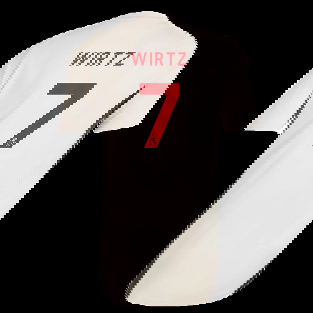 2025-2026 Liverpool Training Jersey (White) - Kids (Wirtz 7)