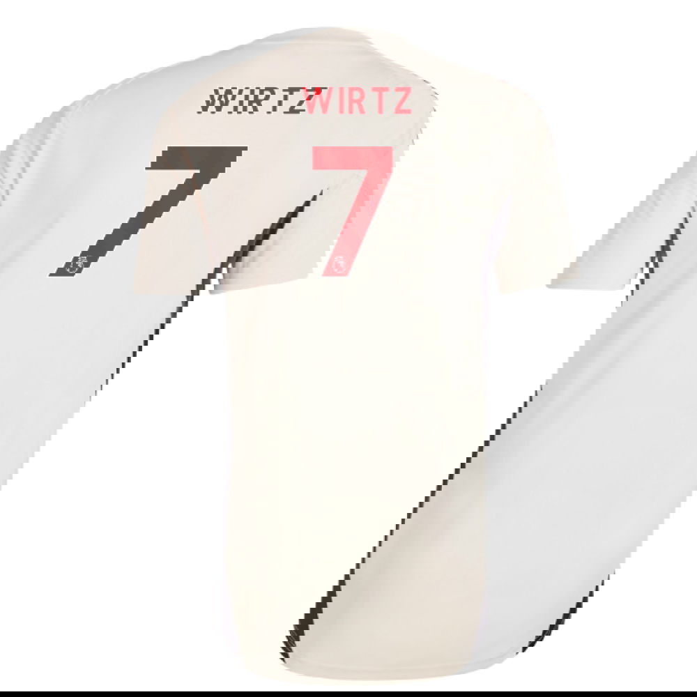 2025-2026 Liverpool Training Jersey (White) - Kids (Wirtz 7)