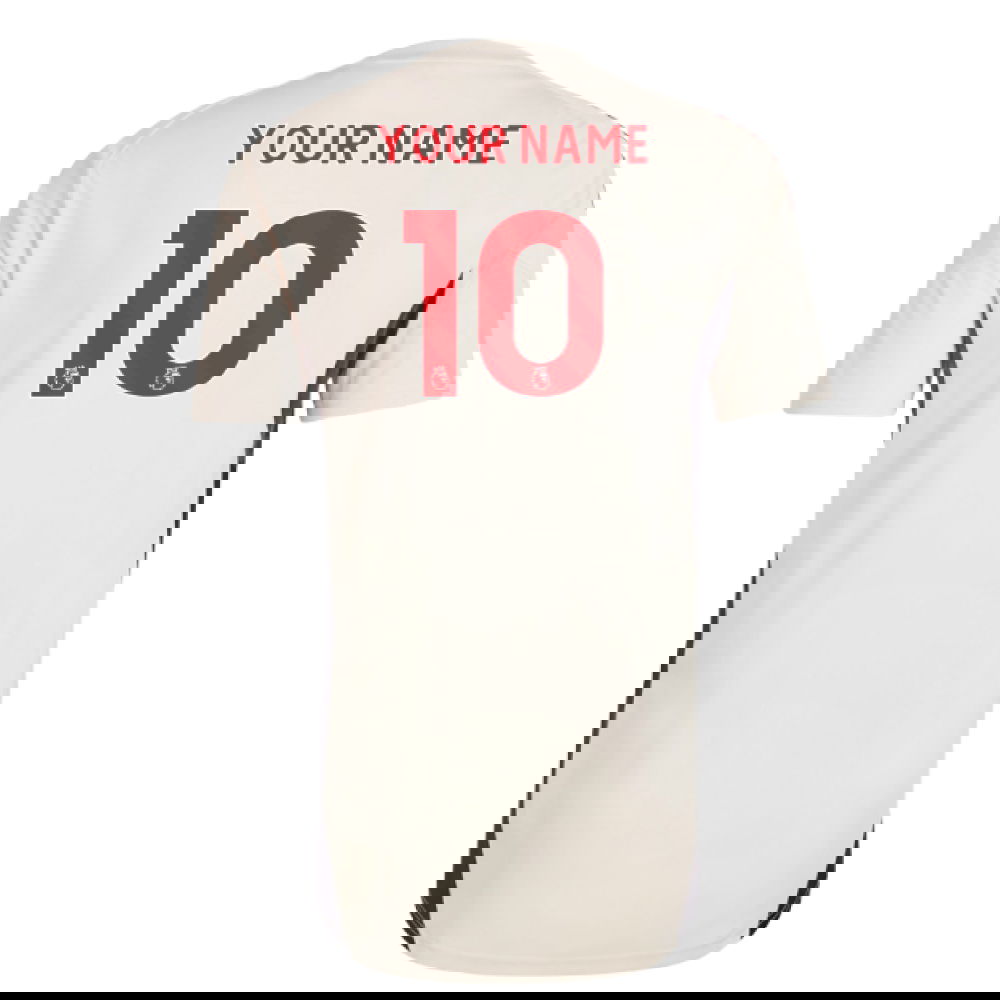 2025-2026 Liverpool Training Jersey (White) - Kids (Your Name)