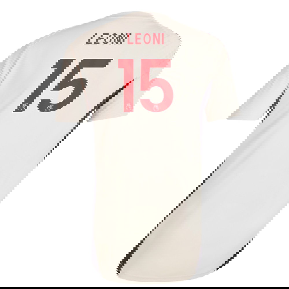 2025-2026 Liverpool Training Jersey (White) (Leoni 15)