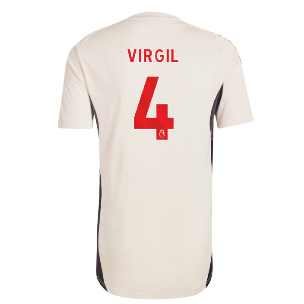 2025-2026 Liverpool Training Jersey (White) (Virgil 4)