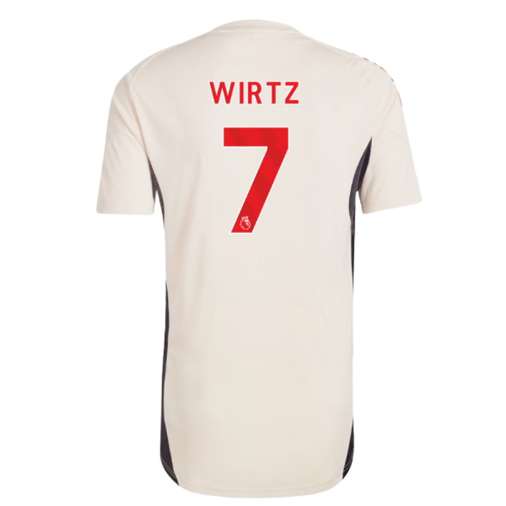 2025-2026 Liverpool Training Jersey (White) (Wirtz 7)