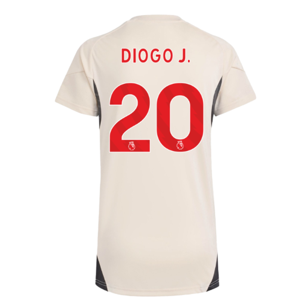 2025-2026 Liverpool Training Jersey (White) - Womens (Diogo J. 20)