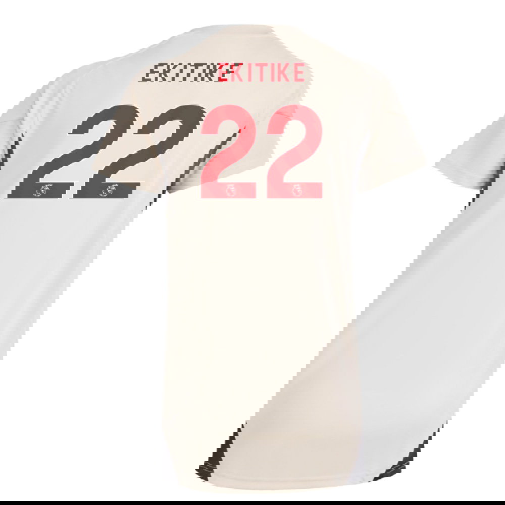 2025-2026 Liverpool Training Jersey (White) - Womens (Ekitike 22)