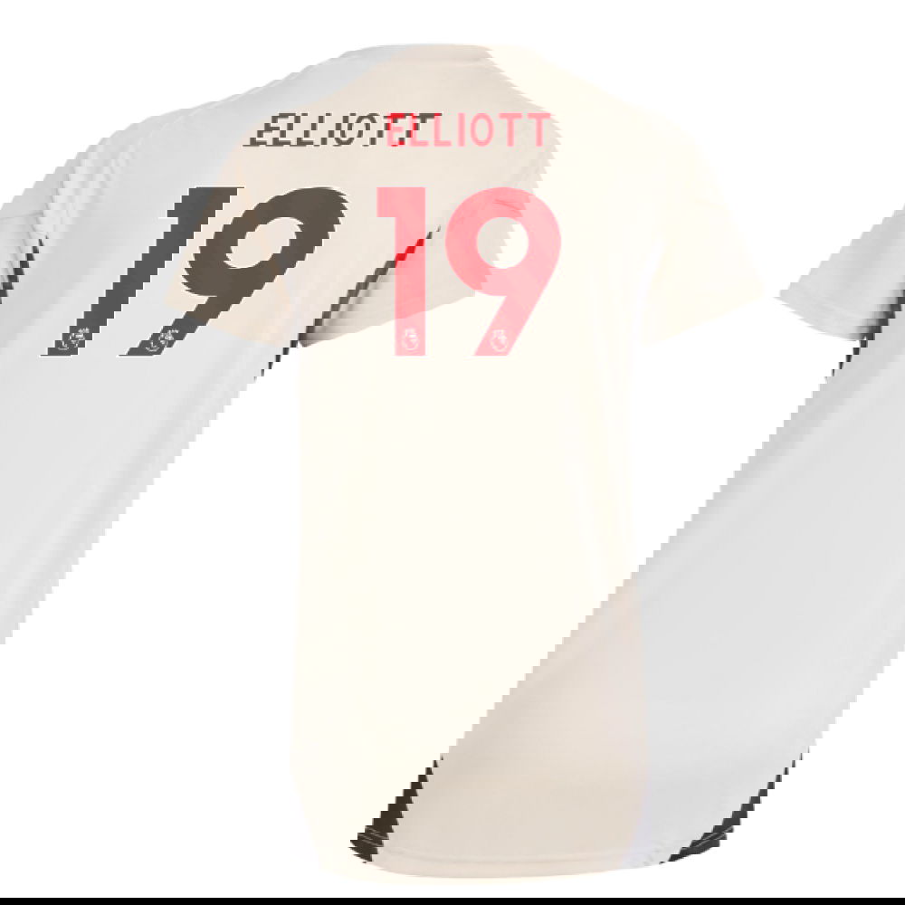 2025-2026 Liverpool Training Jersey (White) - Womens (Elliott 19)