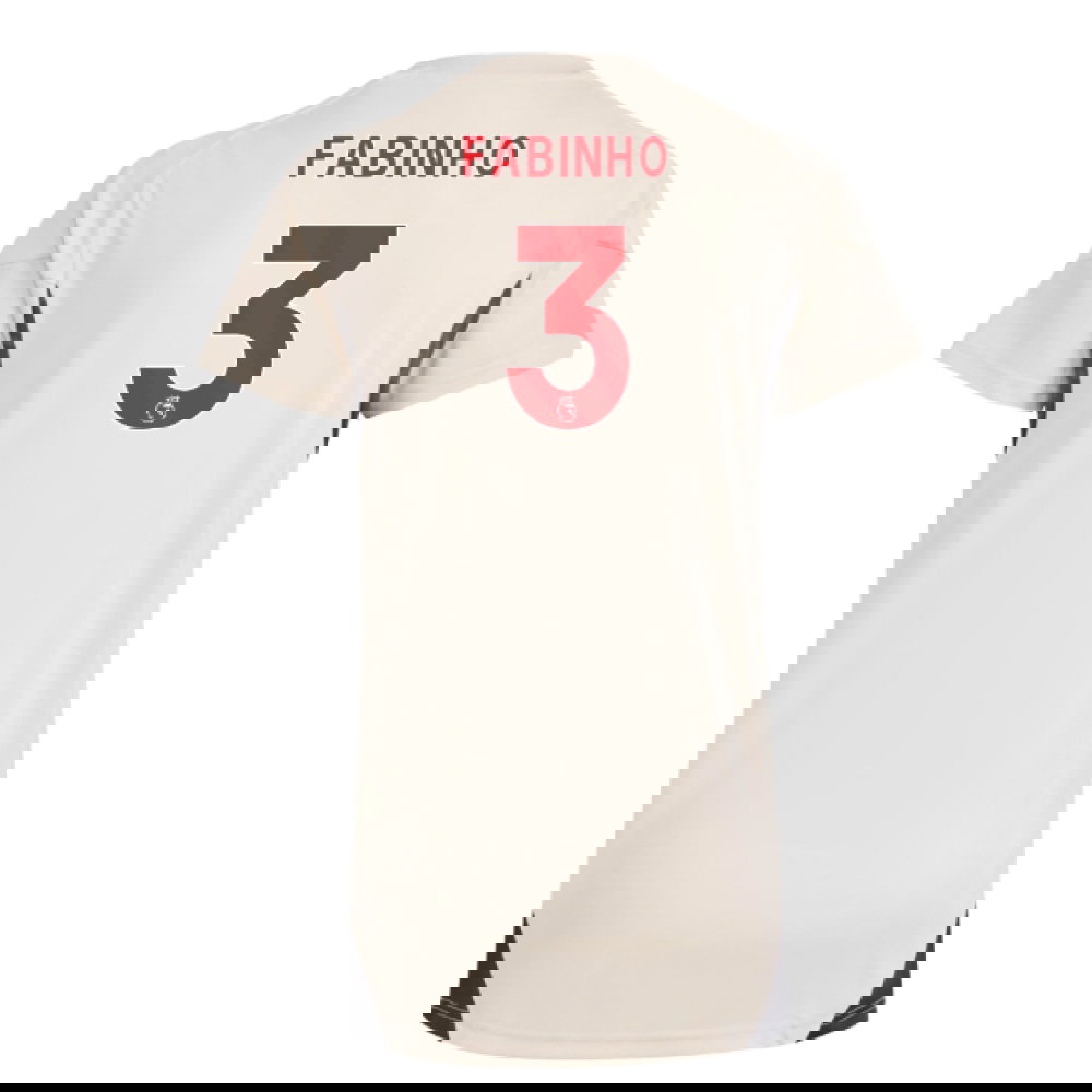 2025-2026 Liverpool Training Jersey (White) - Womens (Fabinho 3)