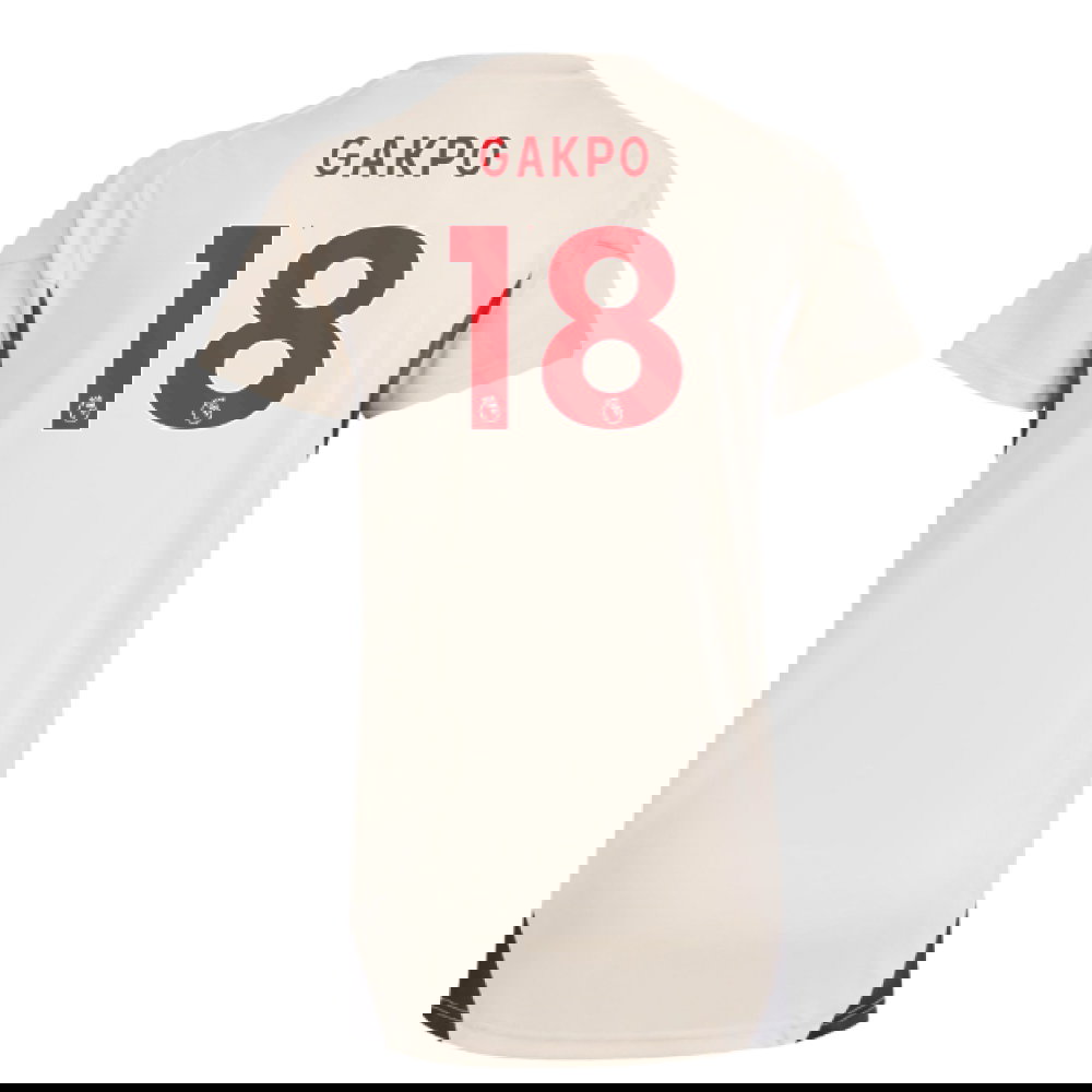 2025-2026 Liverpool Training Jersey (White) - Womens (Gakpo 18)