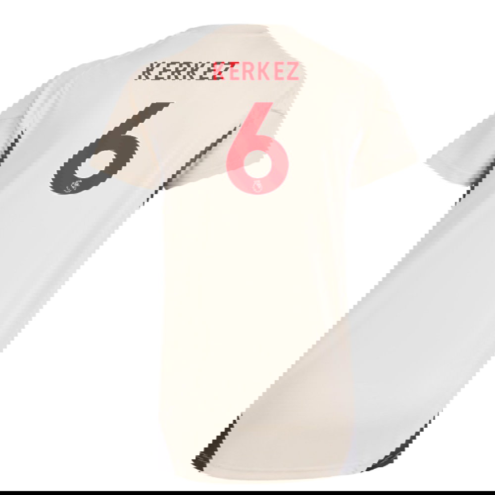 2025-2026 Liverpool Training Jersey (White) - Womens (Kerkez 6)