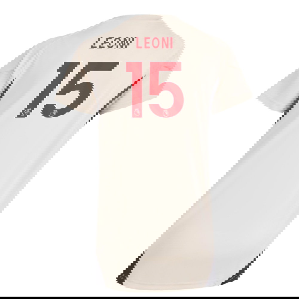 2025-2026 Liverpool Training Jersey (White) - Womens (Leoni 15)