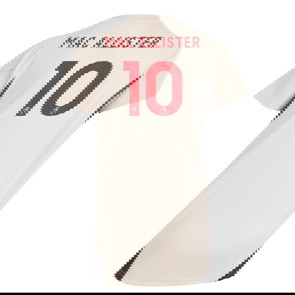 2025-2026 Liverpool Training Jersey (White) - Womens (Mac Allister 10)