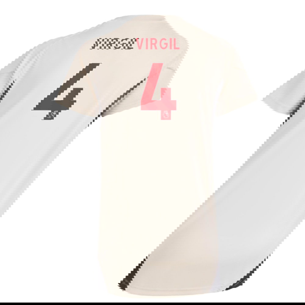 2025-2026 Liverpool Training Jersey (White) - Womens (Virgil 4)