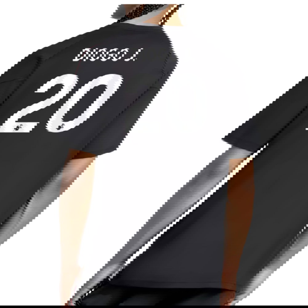 2025-2026 Liverpool Training Tee (Black) (Diogo J. 20)