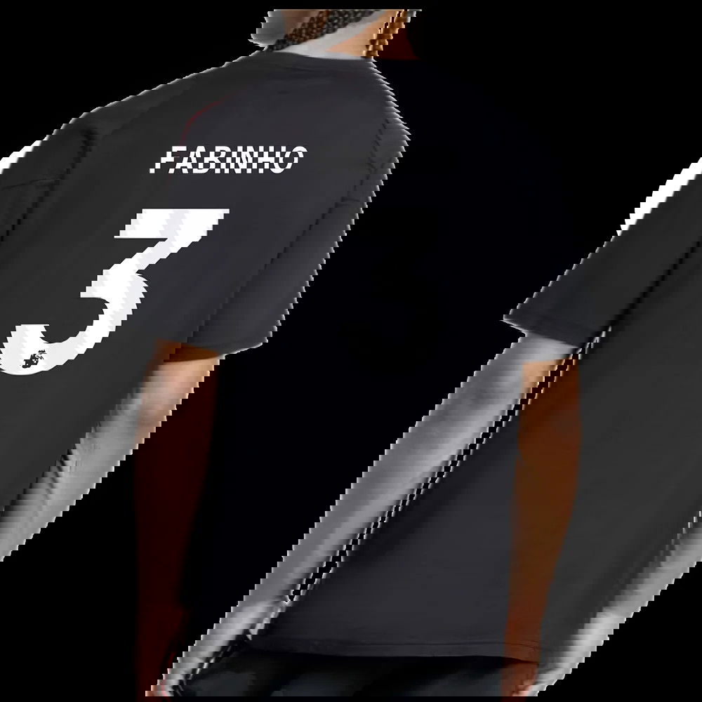 2025-2026 Liverpool Training Tee (Black) (Fabinho 3)