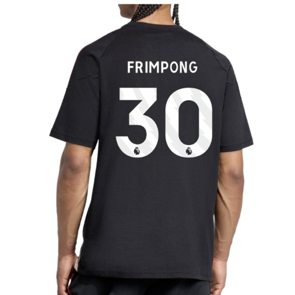 2025-2026 Liverpool Training Tee (Black) (Frimpong 30)