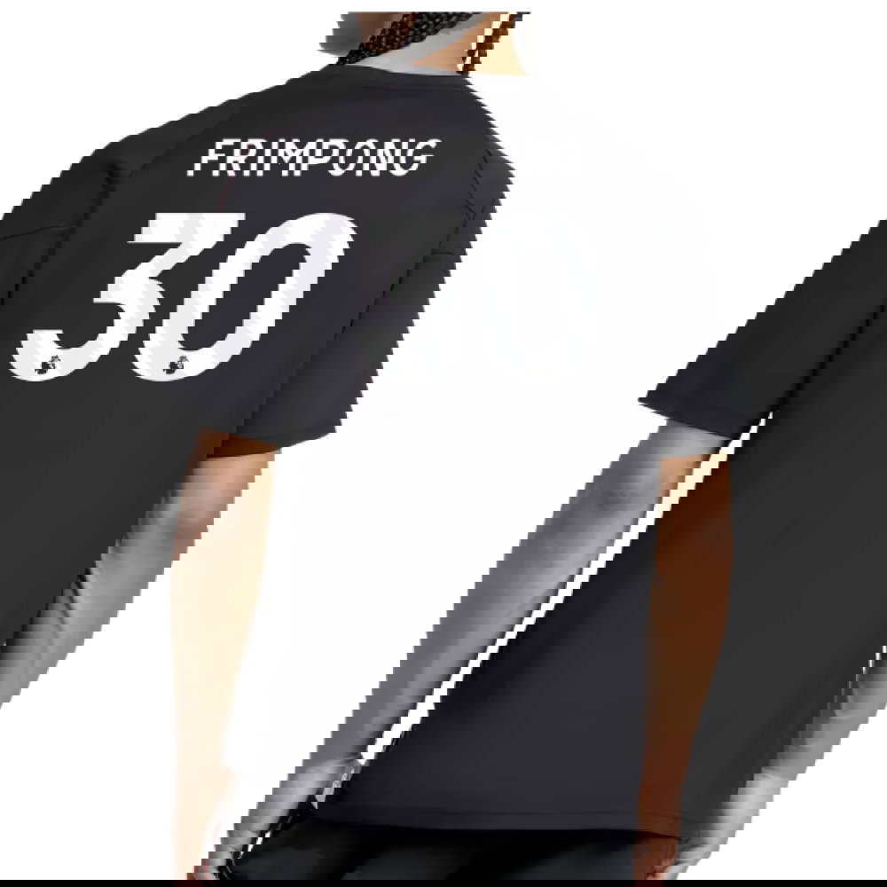 2025-2026 Liverpool Training Tee (Black) (Frimpong 30)