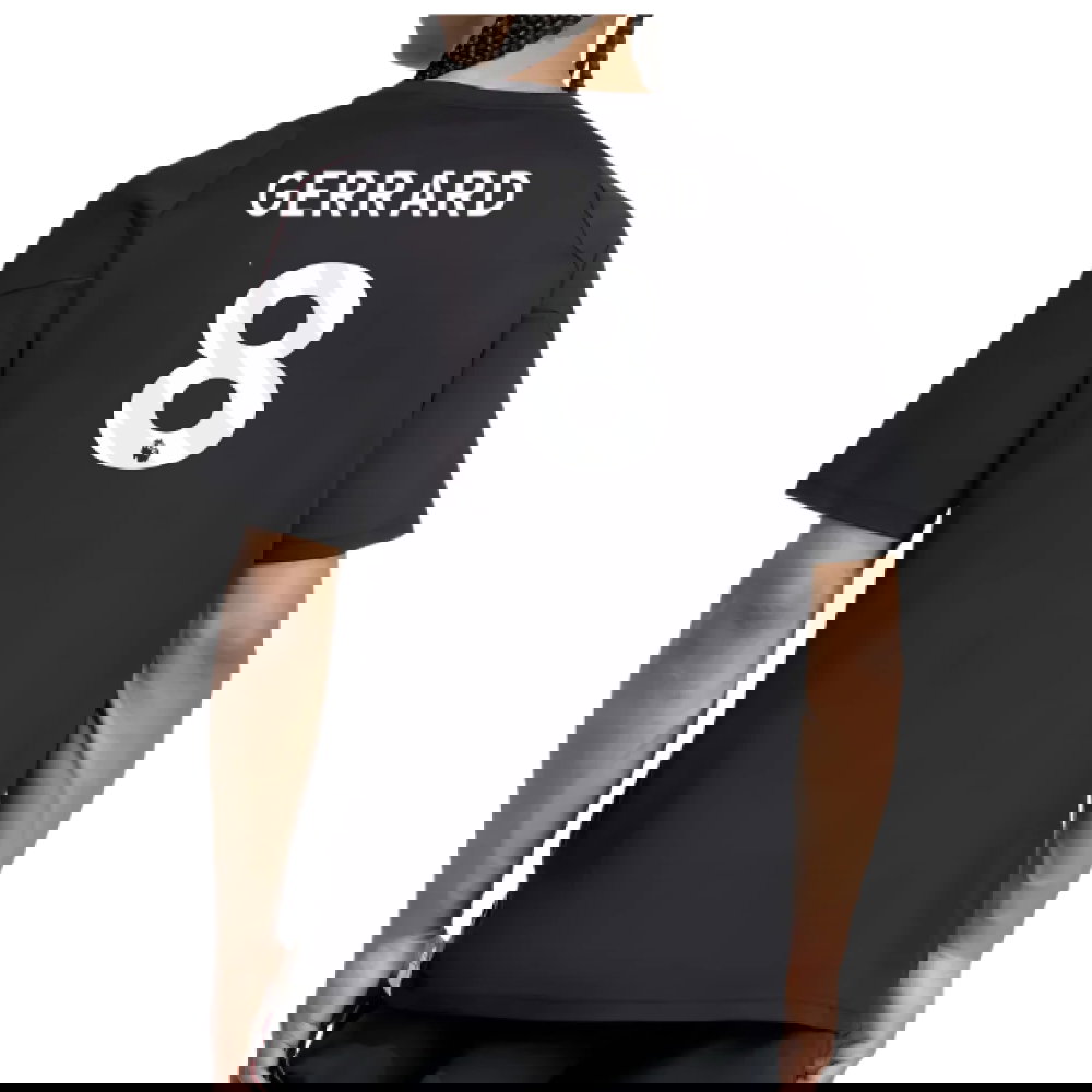 2025-2026 Liverpool Training Tee (Black) (Gerrard 8)