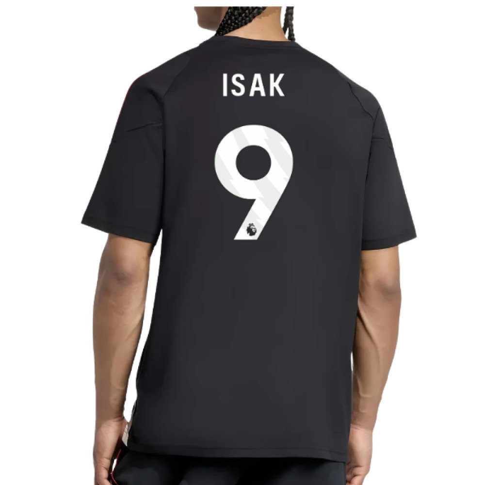 2025-2026 Liverpool Training Tee (Black) (Isak 9)