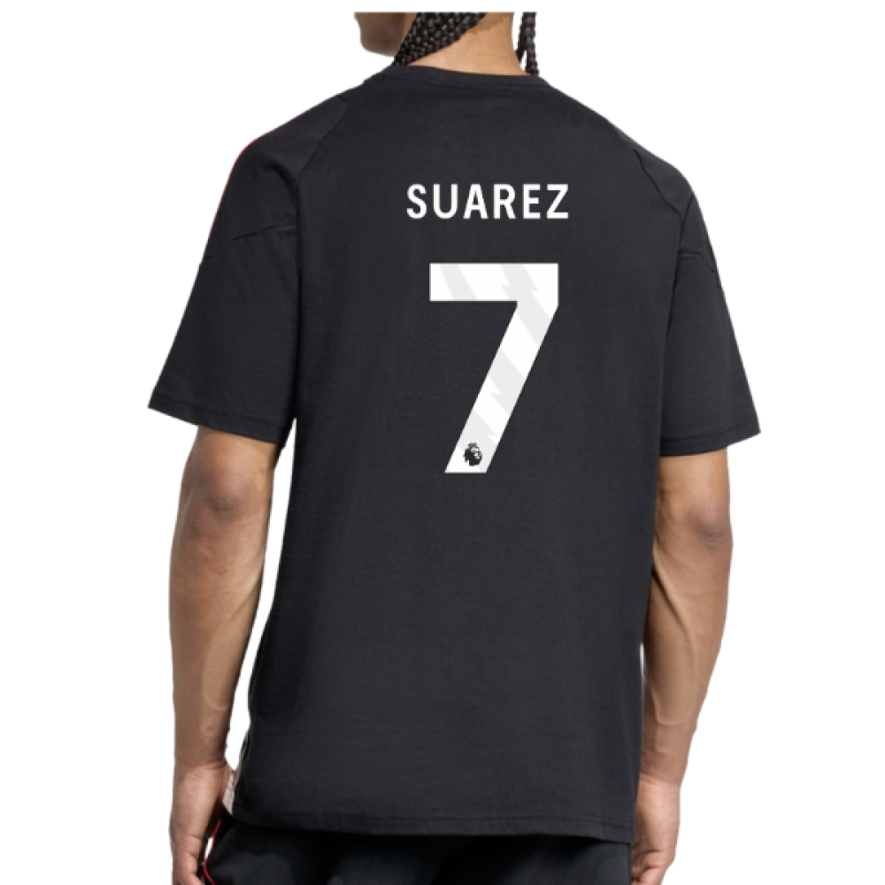 2025-2026 Liverpool Training Tee (Black) (Suarez 7)
