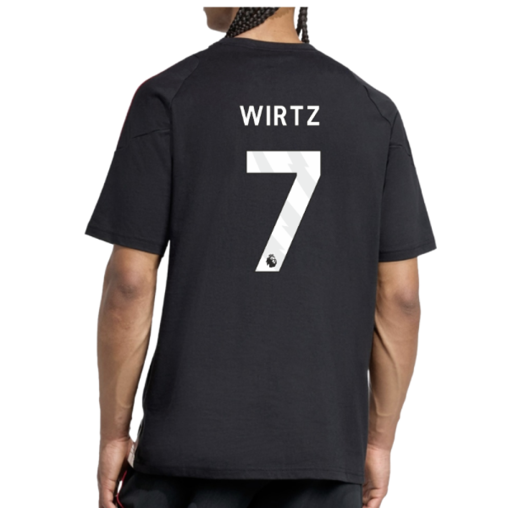 2025-2026 Liverpool Training Tee (Black) (Wirtz 7)