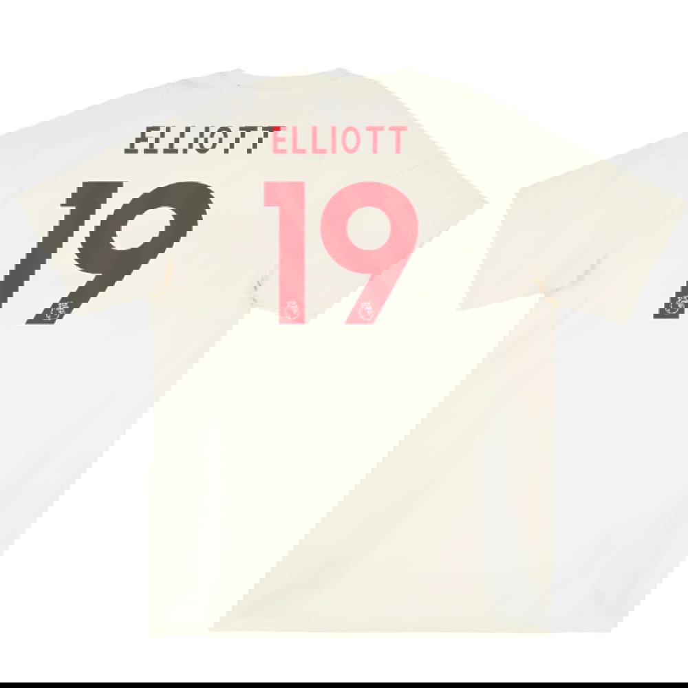 2025-2026 Liverpool Training Tee (White) (Elliott 19)