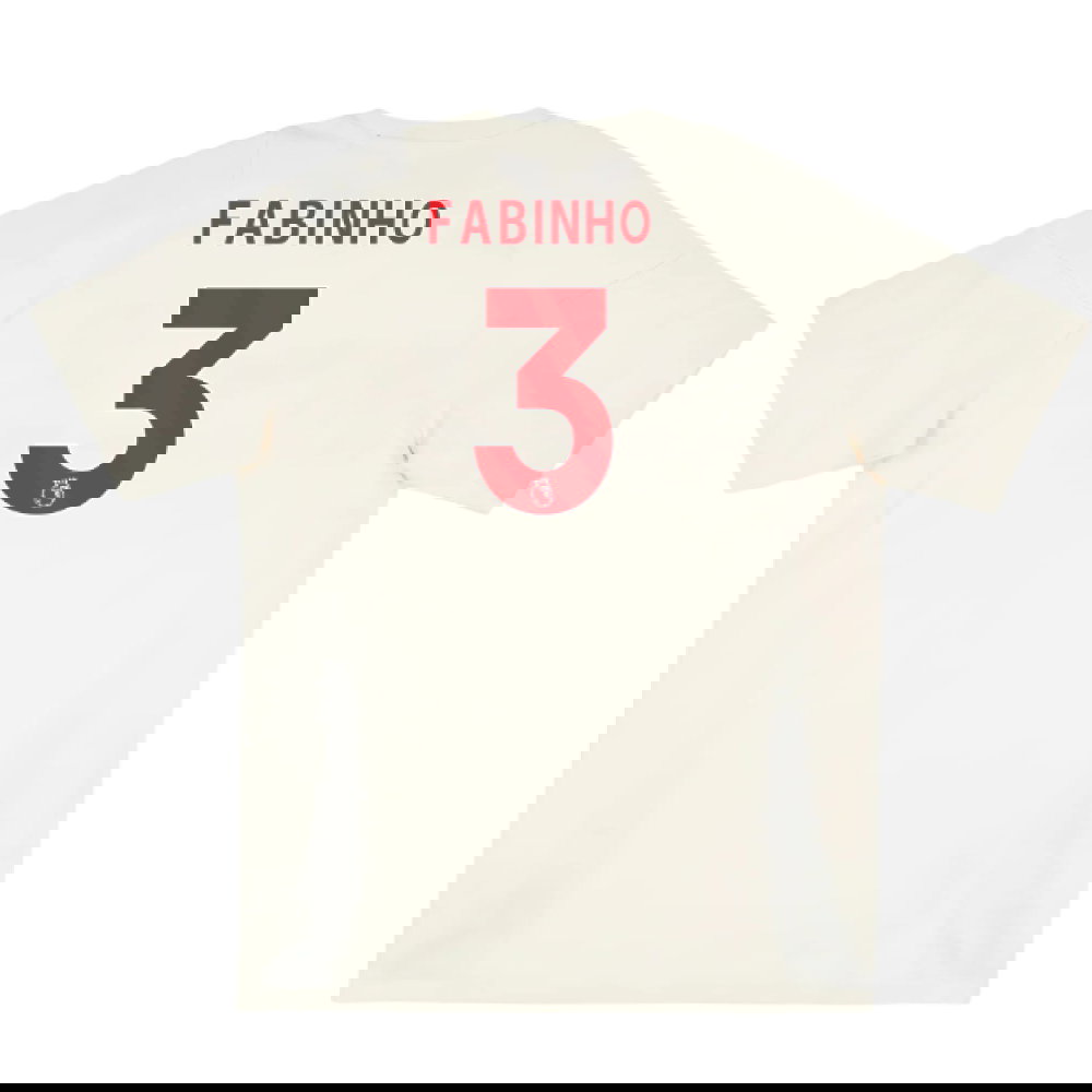 2025-2026 Liverpool Training Tee (White) (Fabinho 3)