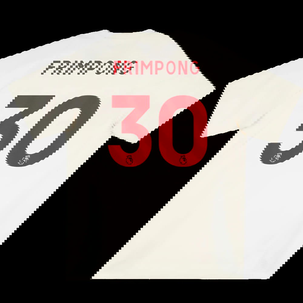 2025-2026 Liverpool Training Tee (White) (Frimpong 30)
