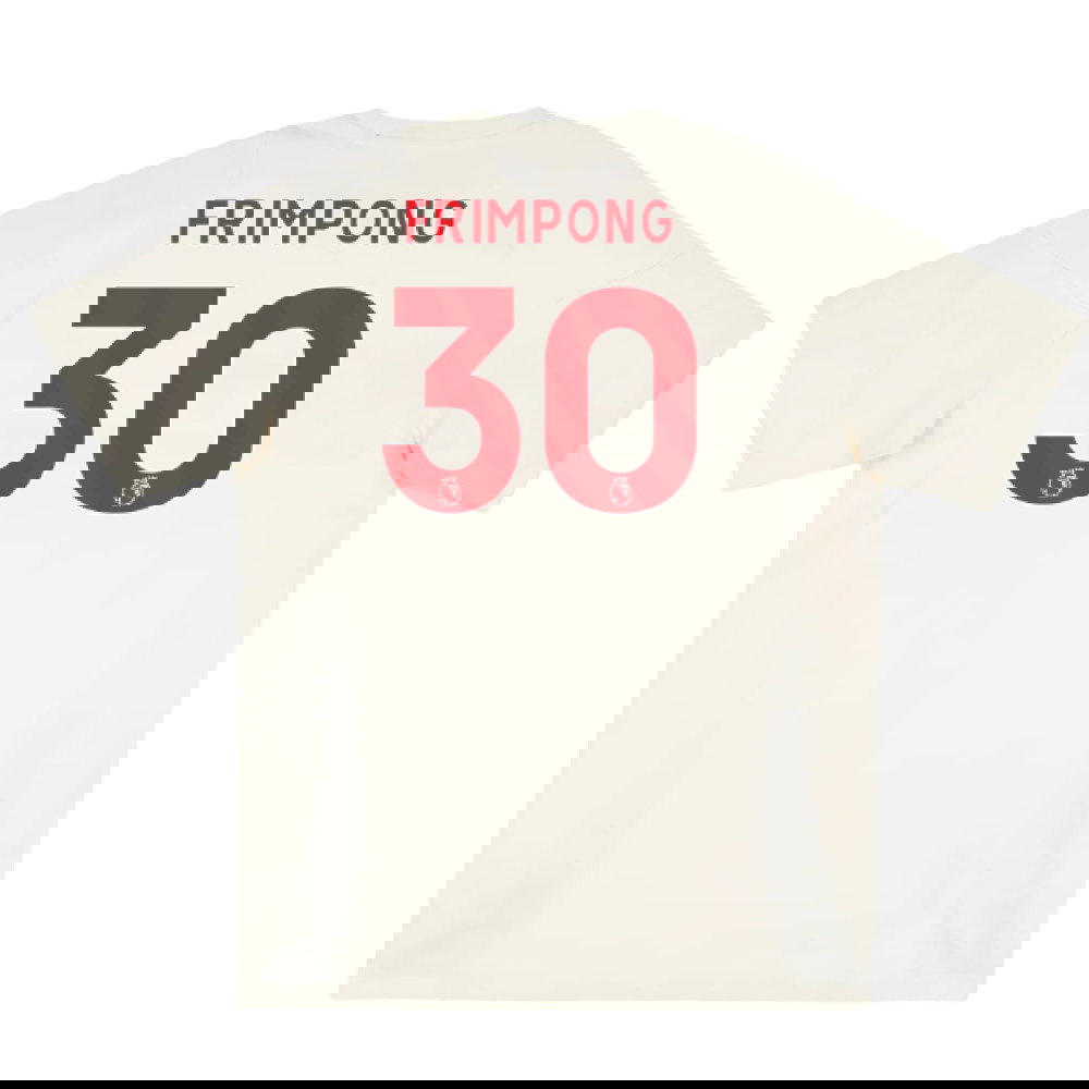 2025-2026 Liverpool Training Tee (White) (Frimpong 30)