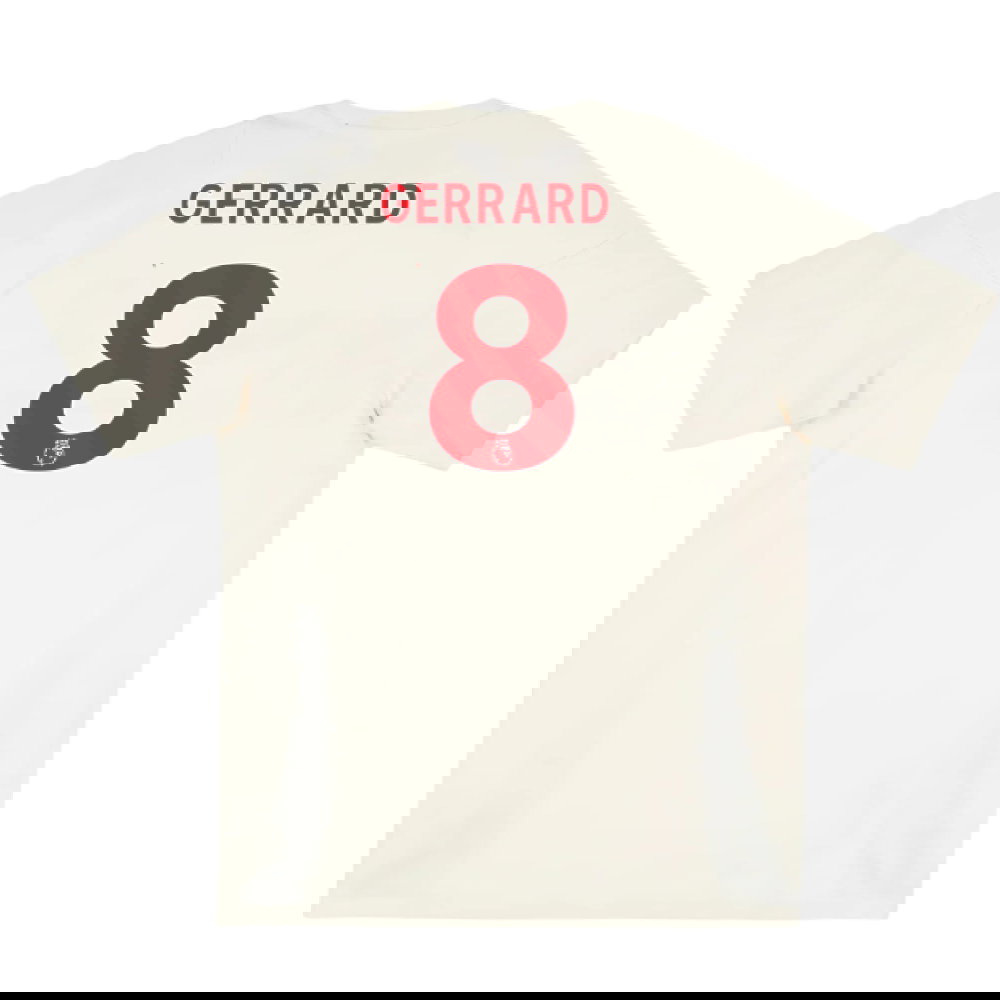 2025-2026 Liverpool Training Tee (White) (Gerrard 8)