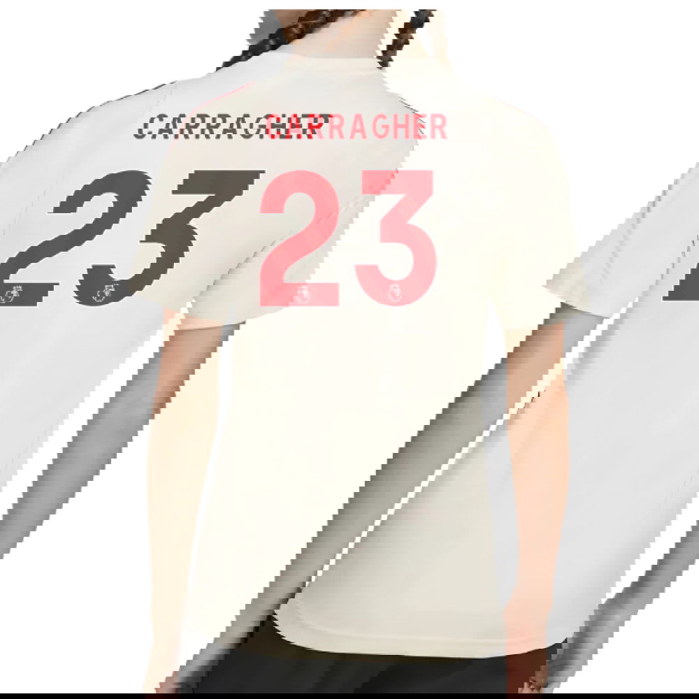 2025-2026 Liverpool Training Tee (White) - Kids (Carragher 23)