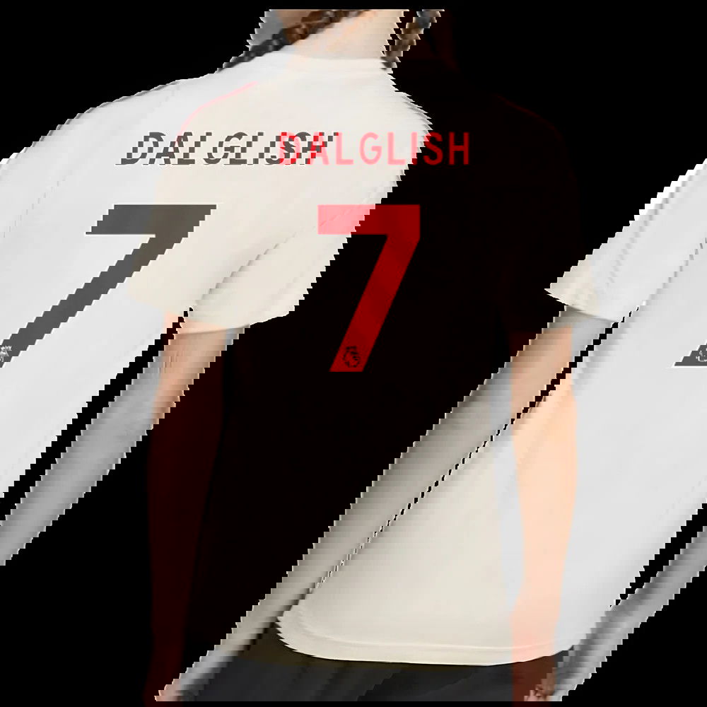 2025-2026 Liverpool Training Tee (White) - Kids (Dalglish 7)