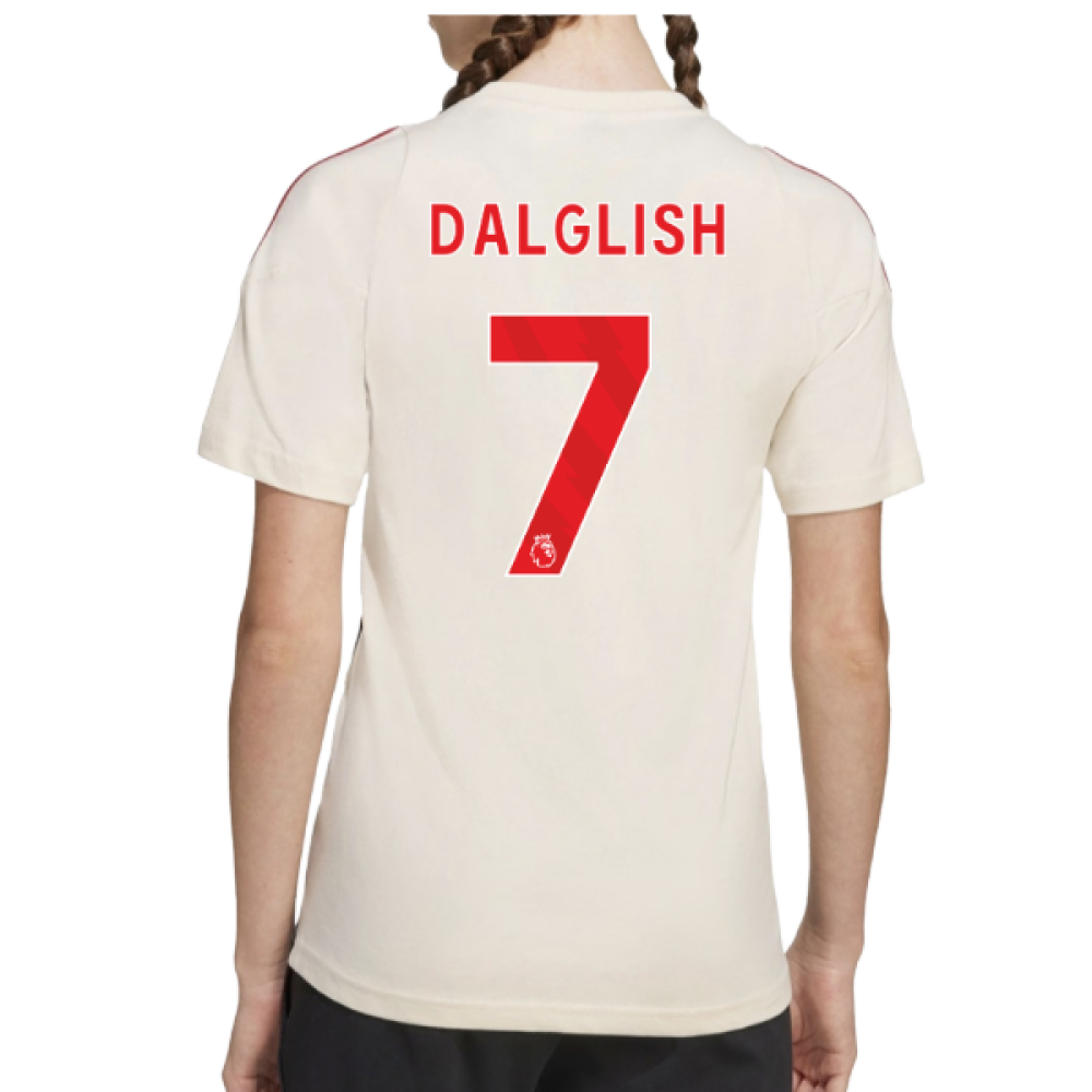 2025-2026 Liverpool Training Tee (White) - Kids (Dalglish 7)