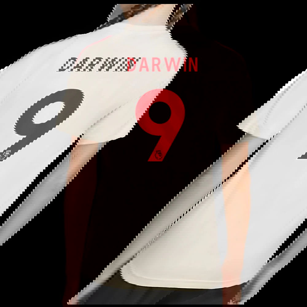 2025-2026 Liverpool Training Tee (White) - Kids (Darwin 9)