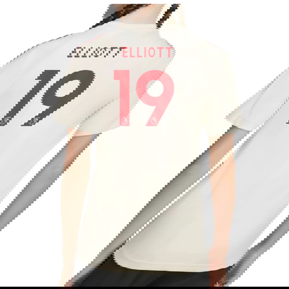 2025-2026 Liverpool Training Tee (White) - Kids (Elliott 19)