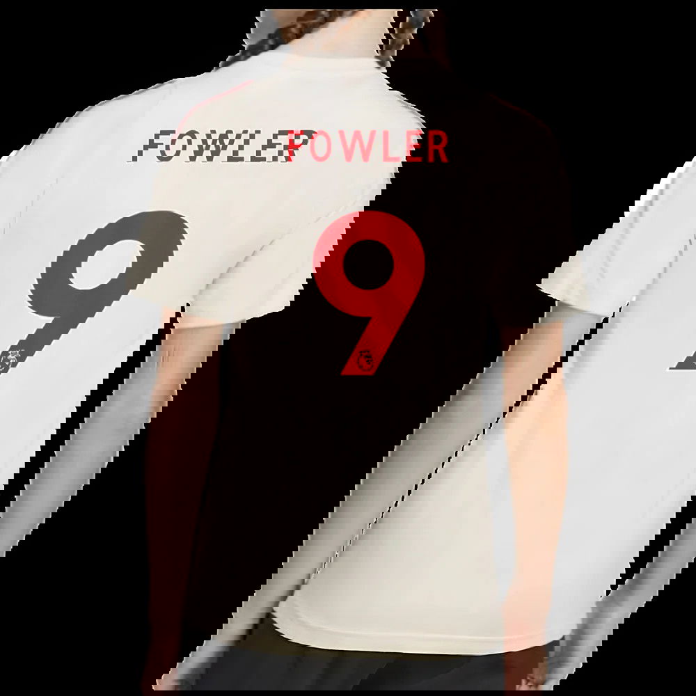 2025-2026 Liverpool Training Tee (White) - Kids (Fowler 9)