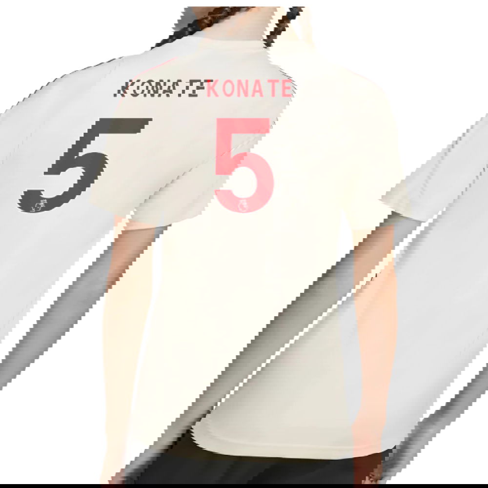 2025-2026 Liverpool Training Tee (White) - Kids (Konate 5)