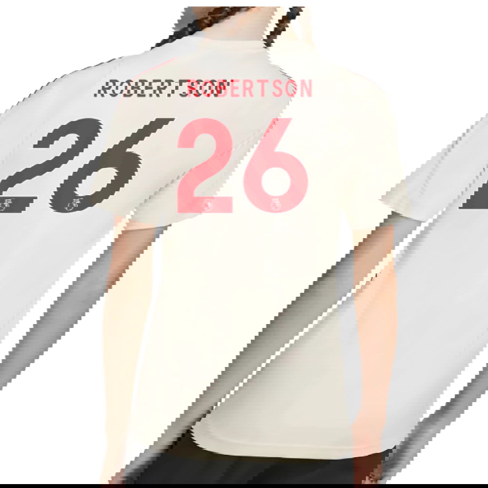 2025-2026 Liverpool Training Tee (White) - Kids (Robertson 26)