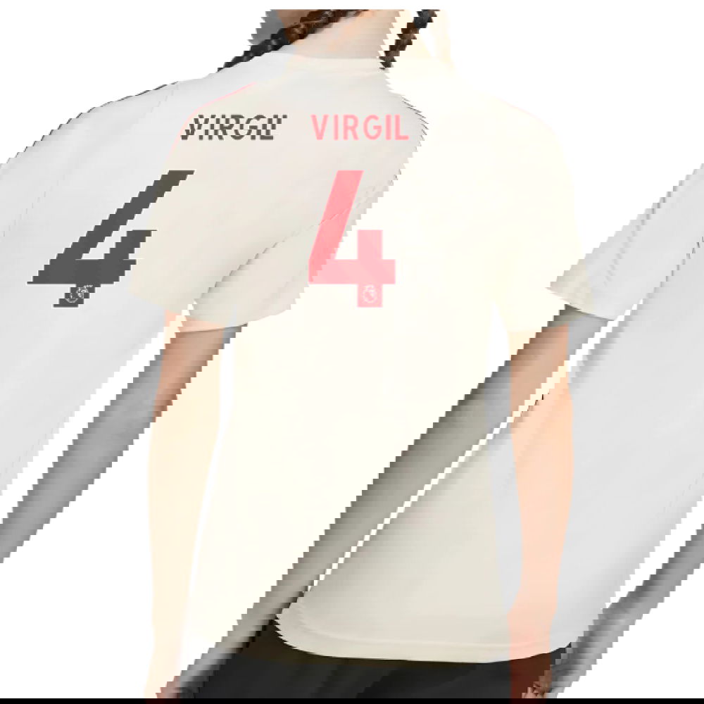 2025-2026 Liverpool Training Tee (White) - Kids (Virgil 4)