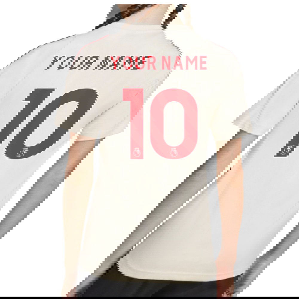 2025-2026 Liverpool Training Tee (White) - Kids (Your Name)